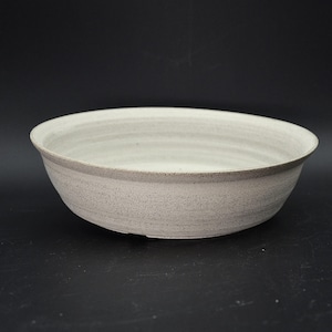 Handgefertigter Bonsai-Topf aus Steingut – 25 cm Durchmesser