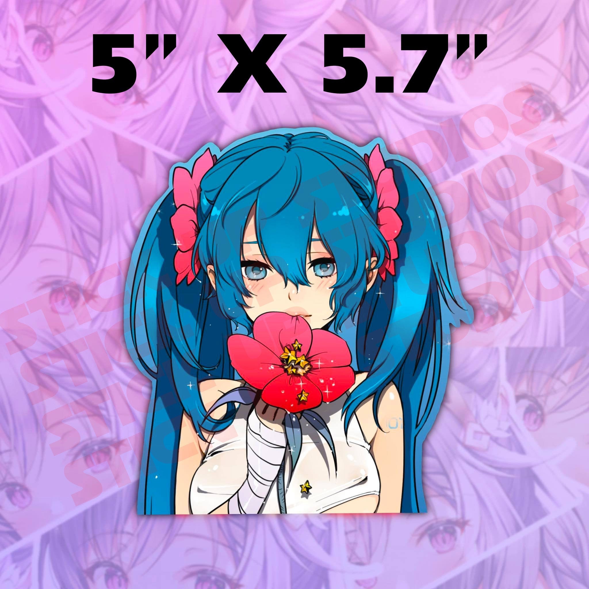 Hatsune Miku Anime Chibi Cute Vinyl Decal Room Decor Sticker for Laptop Bumper Hatsune Miku Anime Chibi Cute Vinyl Decal Room Decor Sticker for Laptop Bumper