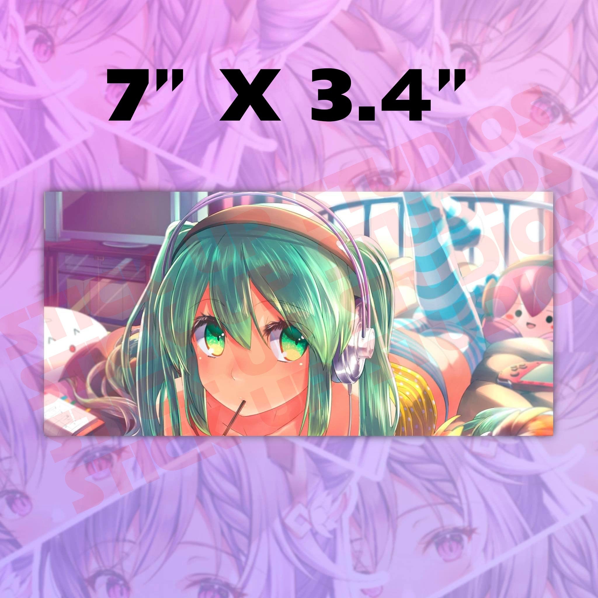 Hatsune Miku Anime Chibi Cute Vinyl Decal Room Decor Sticker for Laptop Bumper Hatsune Miku Anime Chibi Cute Vinyl Decal Room Decor Sticker for Laptop Bumper
