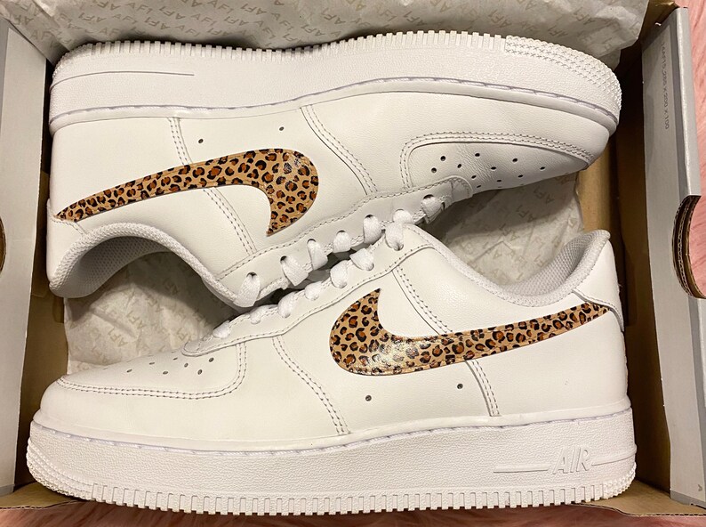 cheetah and tan air force 1