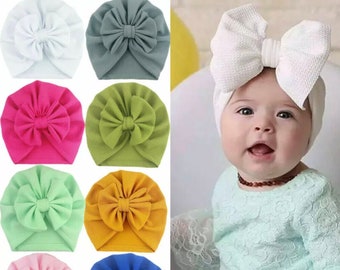 Kid Baby Girl Infant Beanie Hat Bow Knot Turban Cap Newborn Head Wrap Headband * Kid Baby Girl Infant Beanie Hat Bow Knot Turban Cap Newborn Head Wrap Headband *