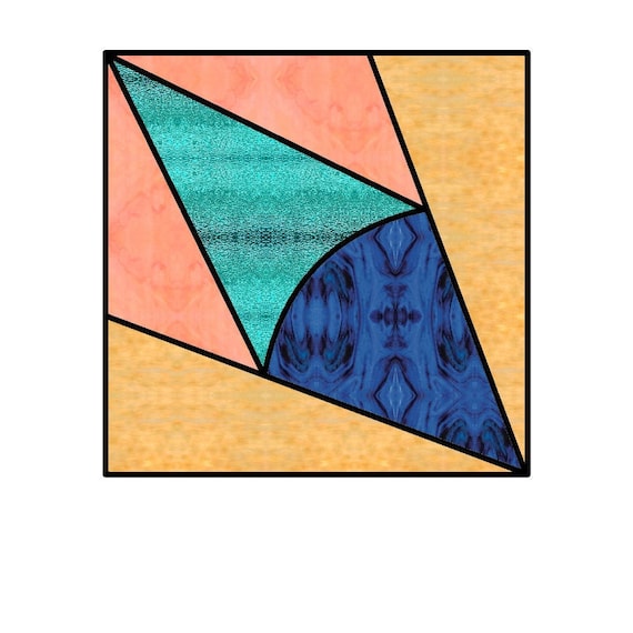 Spinner Stained Glass Pattern Digital Download