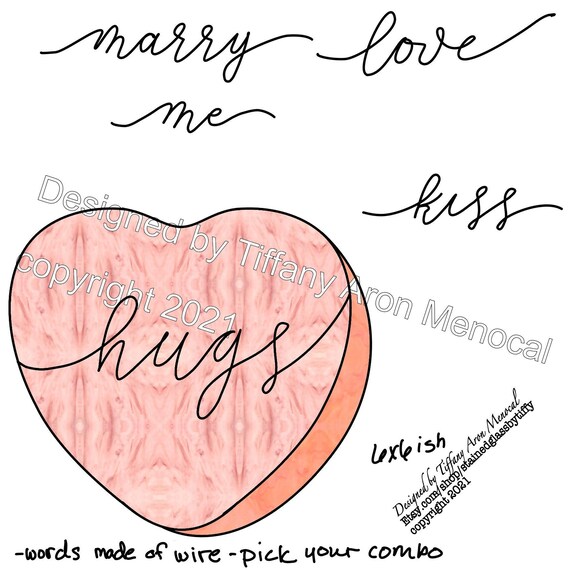 Conversation  heart Stained Glass Pattern Digital Download