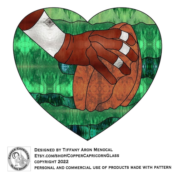 Football fan Glass Pattern Digital Download