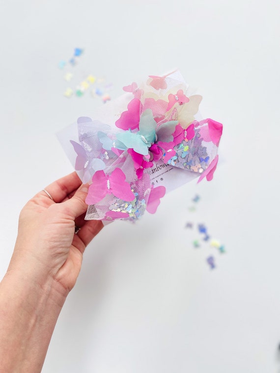 Butterfly pop-out bow; Swiftie bow; Eras tour accessory; Encanto Mirabel Inspired