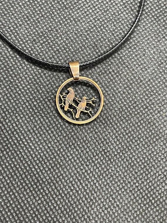 Sparrow Couple Pendant 1 Cent SOUTH AFRICA Etsy