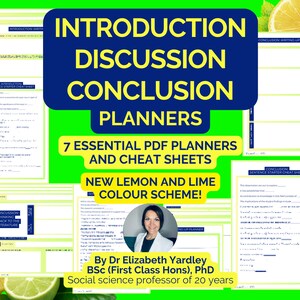 Dissertation, die Mastery plant, PhD & Masters Degree Planner Pack für Crafting Einführung, Diskussion und Abschlusskapitel