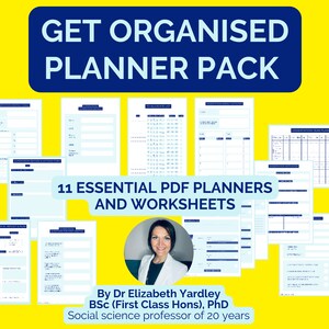 博士論文プランナーパック：戦略的研究調査（PDF記入可能）