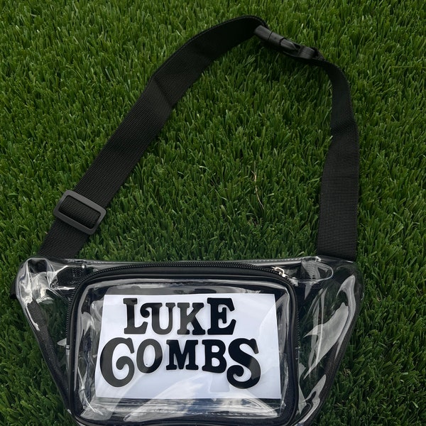 Luke Combs | stadium approved clear bag