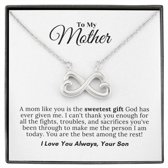 Mother Son Necklace-mother Son Jewelry 