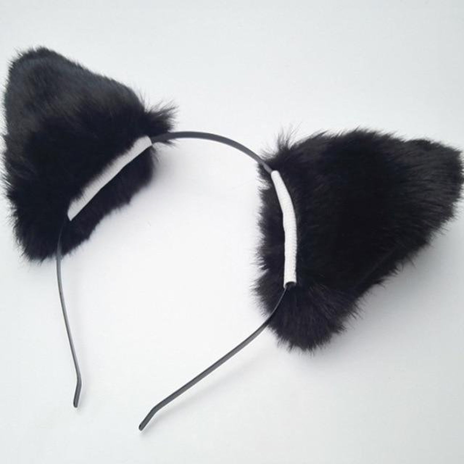 Cat Ears Long Fur Shape Hair Clip and headband Etsy