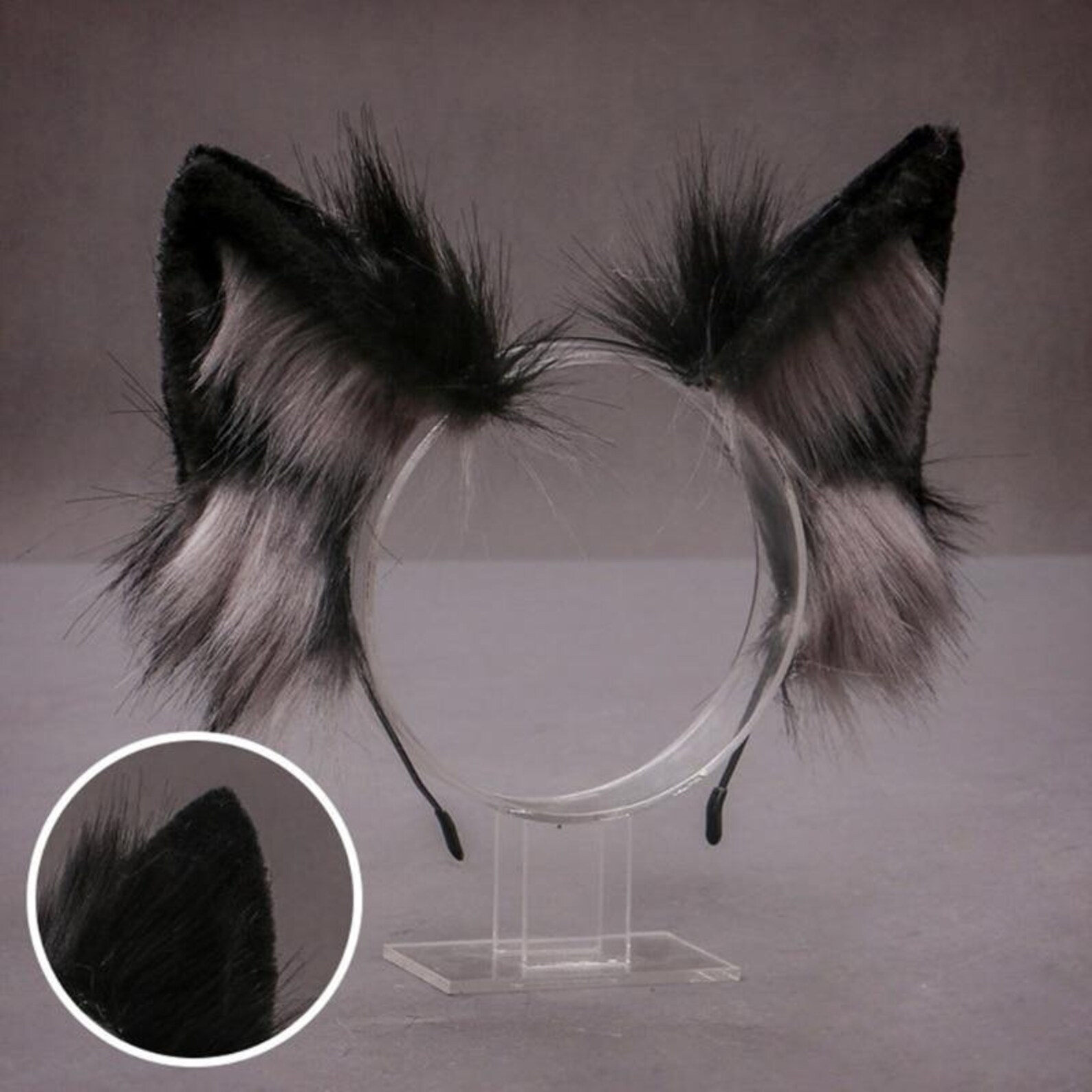 Lovely Faux Fur Wolf Ears Headband Etsy