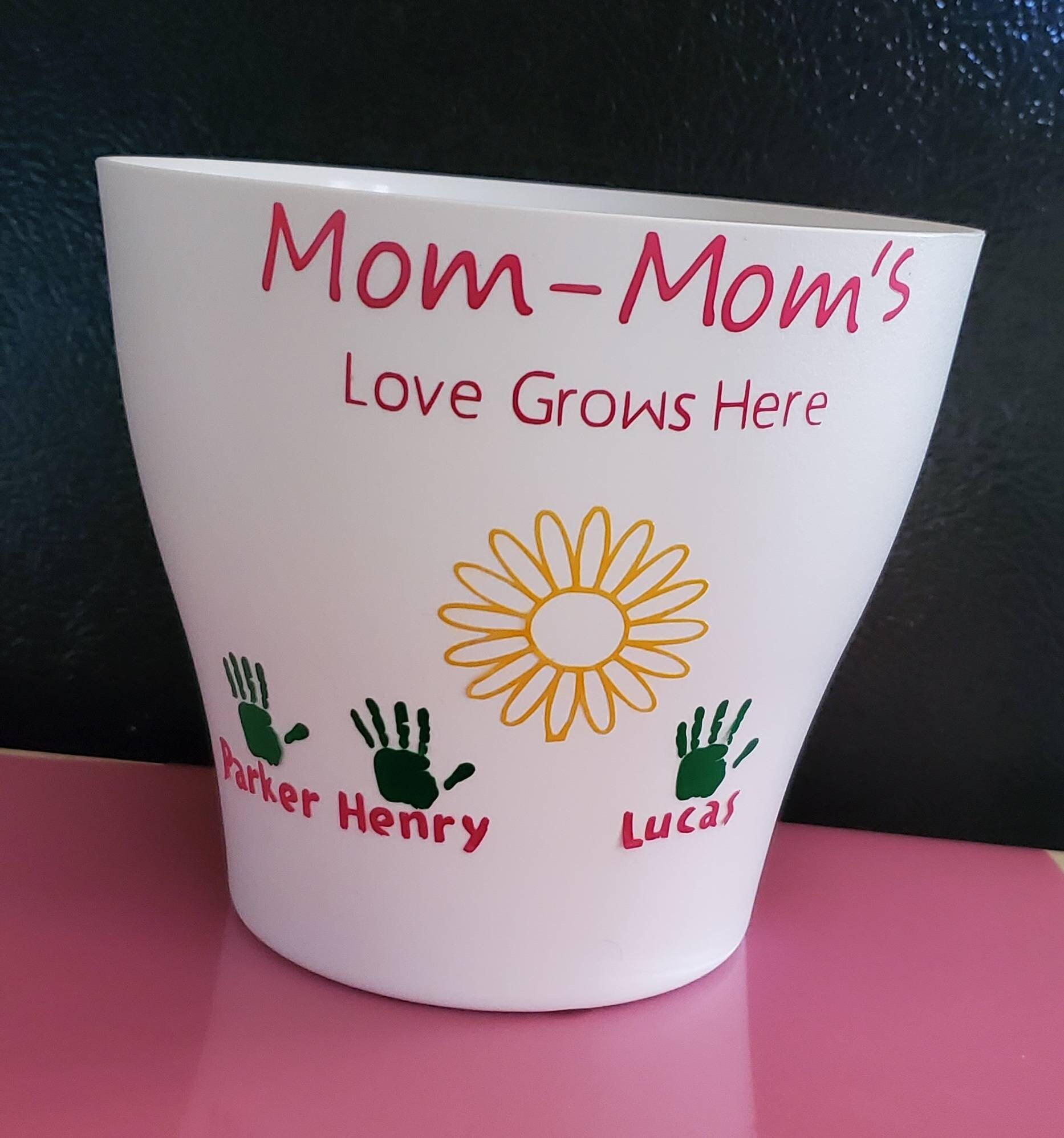 Mother/grandma Flower Pots for Several Occasions. Cute Unique Etsy