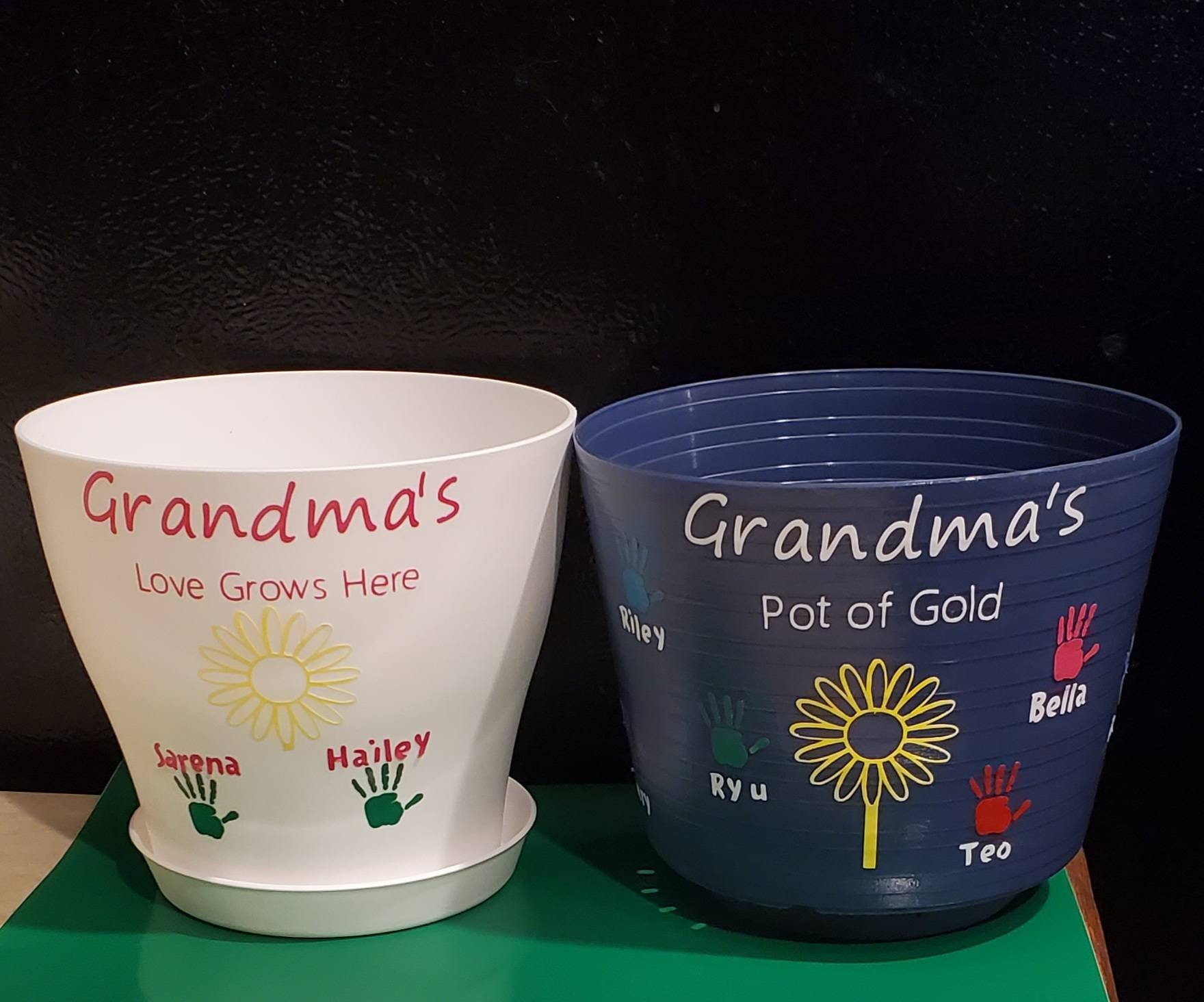 Mother/grandma Flower Pots for Several Occasions. Cute Unique Etsy
