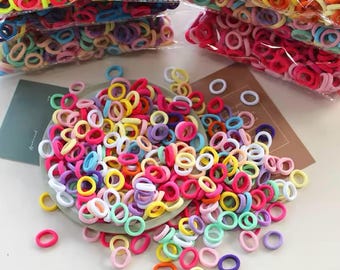 Kids Hair Ties, Girls Hair Ties, Small Hair Ties, Toddlers Small Cute Hair Ties, Tiny Elastic Hair Ties, Pack of 20pcs