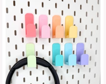 Gancho para auriculares en 17 colores - Tablero perforado Skadis de Ikea, accesorios multiusos impresos en 3D