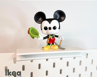 Estante superior de tablero perforado Skadis de IKEA - Repisa de 18 cm, organizador impreso en 3D