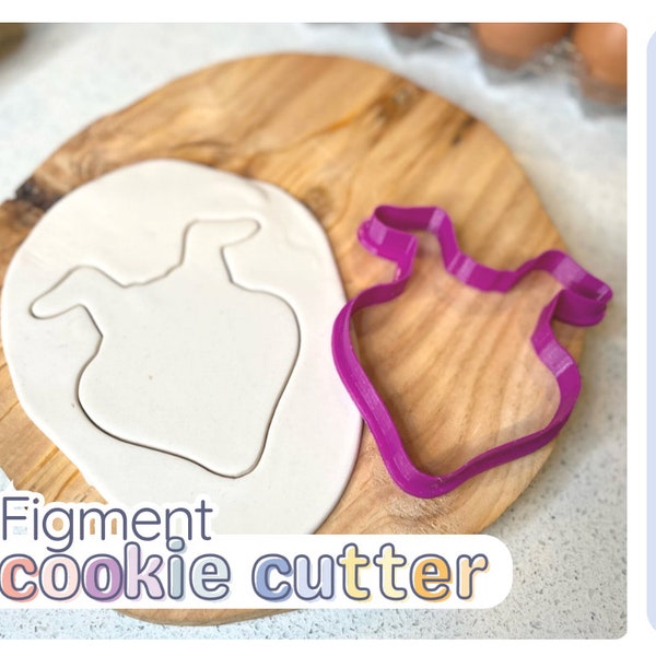 4" Figment Outline Cookie Cutter - PLA Cutter for Baking and Crafts | Epcot Inspired | Disney Fan Gift