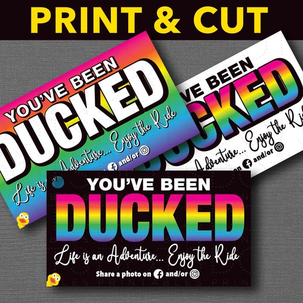 You Have Been Ducked Svg - Etsy UK
