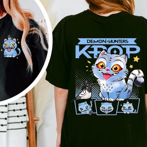 Derpy the Tiger K-Pop Demon Hunters T-Shirt Comfort Color Tee,Huntrix Tee,Kpop shirt,Mira,Rumi, Zoey,Huntrix fan,kpop fan,KPop demon Hunter