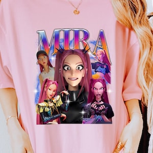 Mira Comfort Color Tee,K-Pop Demon Hunters T-Shirt,Huntrix Tee,Kpop idol group shirt,Mira,Rumi, Zoey,Huntrix fan,kpop fan,K-Pop demon Hunter