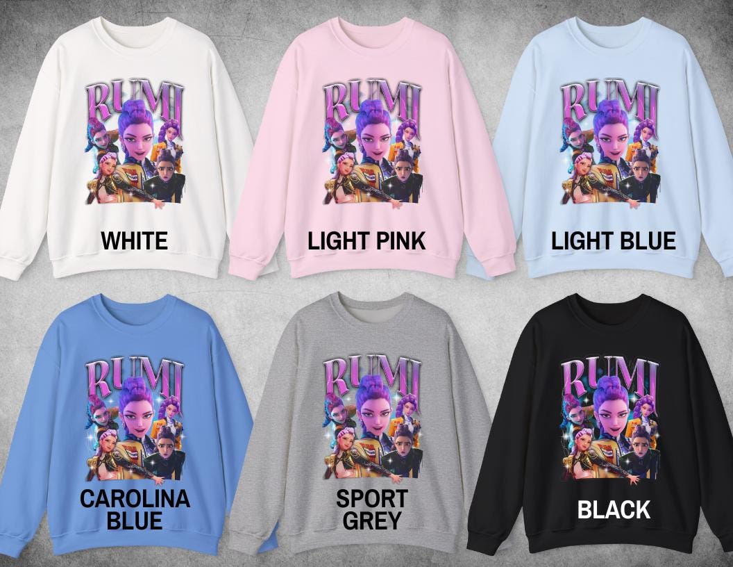 Rumi Comfort Color Tee,k-pop Demon Hunters T-shirt,huntrix Tee