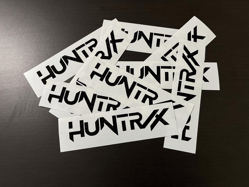 Huntrx Sticker K-pop Demon Hunter Inspired Vinyl Decals | Huntrix Decals | Saja Boys ...