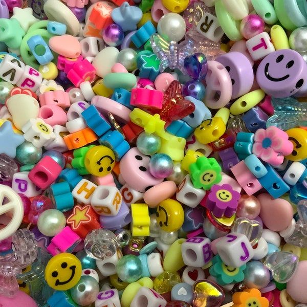 Bead/Charm Confetti- Bead Confetti- Bead Mix- Charm Confetti- Preppy Bead Mix- Bead Confetti Mix- Charm Confetti Mix- Preppy Jewelry- Beads