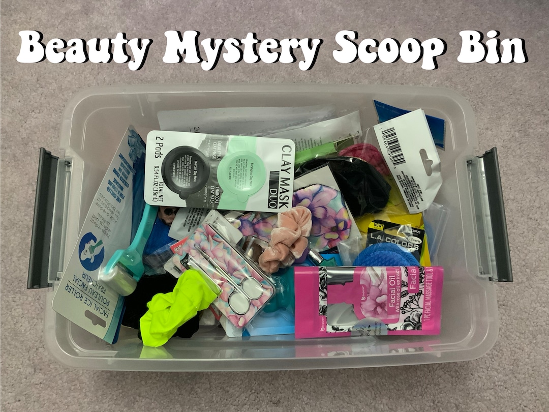 Beauty Mystery Scoop Bin- Mystery Scoop- Scoop Bin- Mystery Bin- Scoops