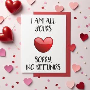 Funny Valentines Day Card Rude Card Husband Wife Boyfriend Girlfriend BCR510