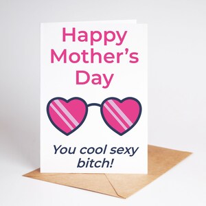 Funny Mothers Day Card Mum Mother Rude Card BC674