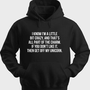 Funny Unisex Hoodie Hooded Sweatshirt Gildan Blend I Know I'm A Little Bit H0211