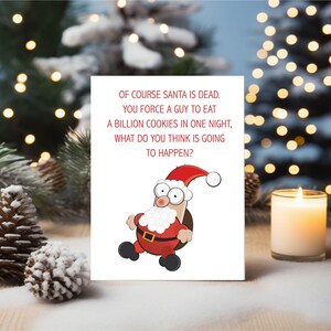 Funny Christmas Card Rude Card BCR409