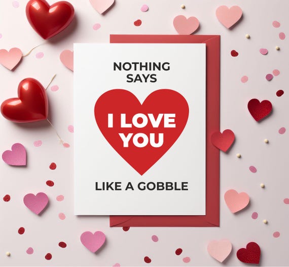 Biglietto Di San Valentino Divertente 'Coppia Che Scoreggia' Per Lui O Lei - Formato 14,5x14,5 Cm Con Busta Rossa