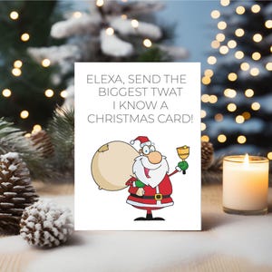 Lustige Weihnachtskarte Bester Freund Arbeitskollege Bruder Rude Card BCR384