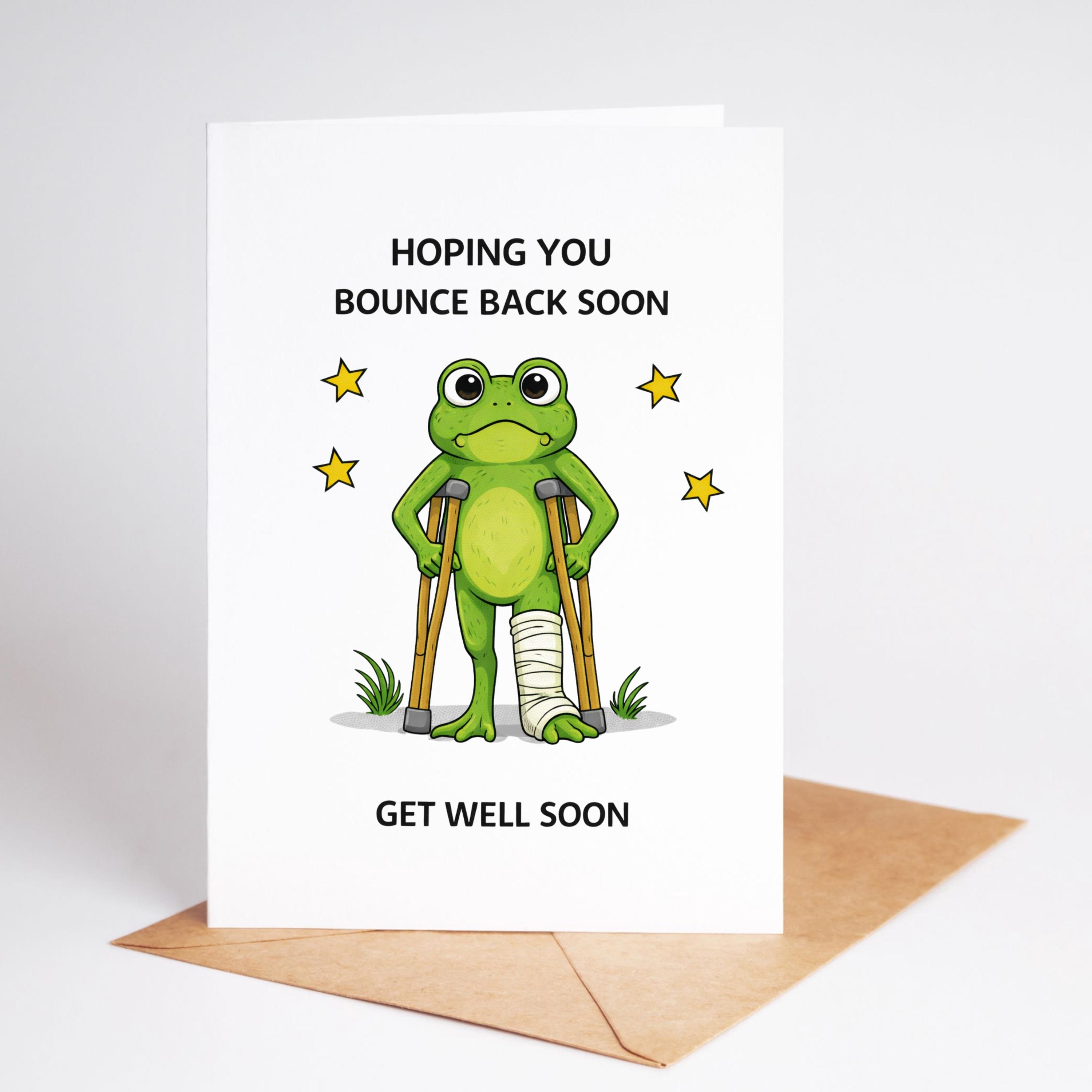 Tarjeta De Broma ‘Get Well Soon’ – Ruda Y Divertida Para Cirugía O Enfermedad (Humor Cheeky Para Adultos)