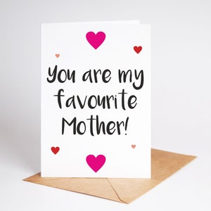 Funny Mothers Day Card Mum Mother Rude Card BC688