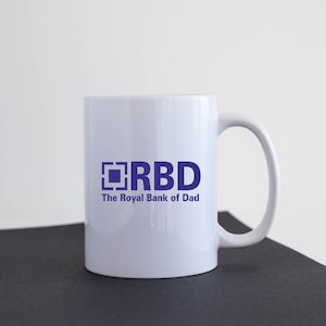Funny Mug Coffee Tea Cup Gift Idea Rude Mug Ceramic Royal Bank Of Dad M026
