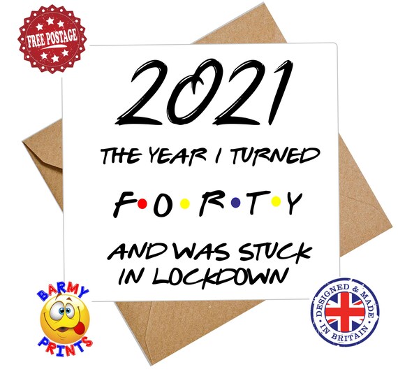40th birthday cheap lockdown gifts