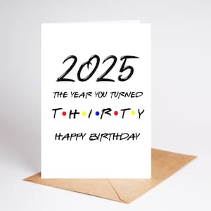 Grappige 30e verjaardagskaart 2025 jaar dat je een mannelijke vriendin bent geworden BC263