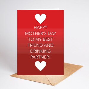 Funny Mothers Day Card Mum Mother Rude Card BC738