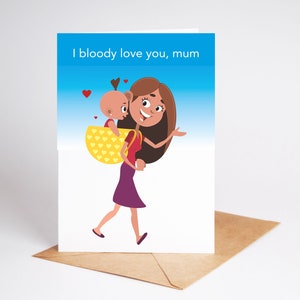 Grappige Moederdagkaart Moeder Moeder Rude Card BC735