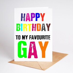 Lustige LGBT Geburtstagskarte Rude Card Bester Freund Bruder Schwester BC190