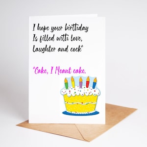 Lustige Geburtstagskarte Rude Card Bester Freund Bruder Schwester BC164
