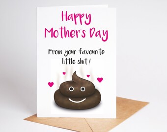 Funny Mothers Day Card Mum Mother Rude Card BC684