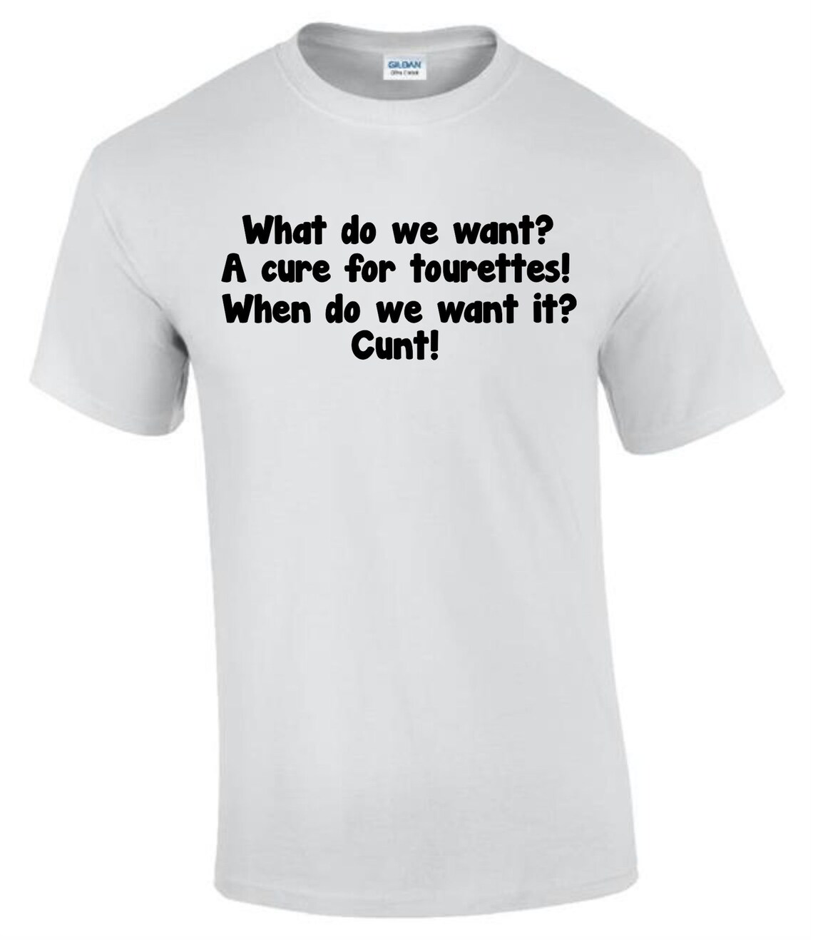 What Do We Want Tourettes Tshirt Funny Rude Mens Lady's Etsy UK