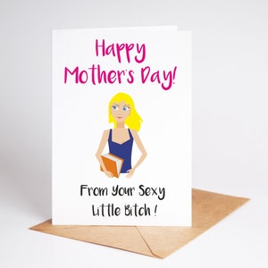 Funny Mothers Day Card Mum Mother Rude Card BC669