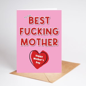 Funny Mothers Day Card Mum Mother Rude Card BC748
