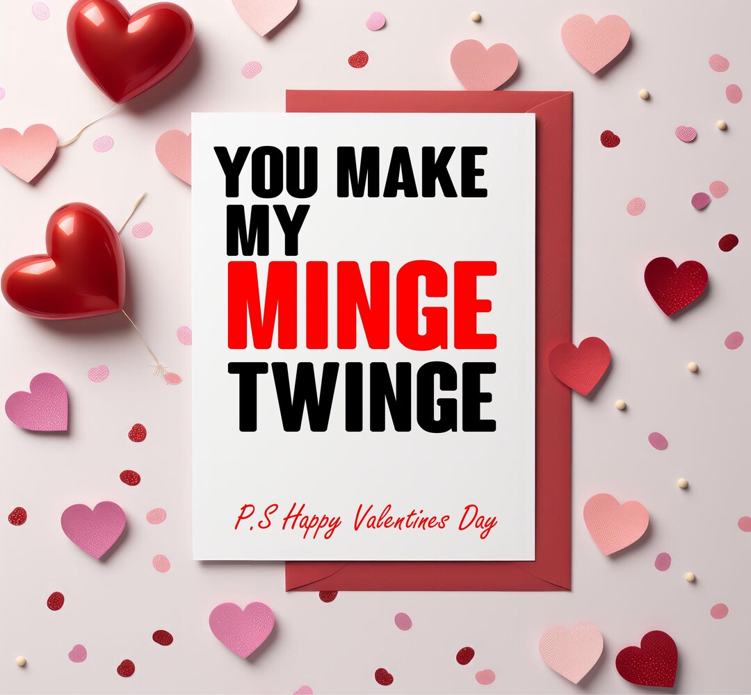 Funny Valentines Day Card Rude Card for Boyfriend Girlfriend Husband ...