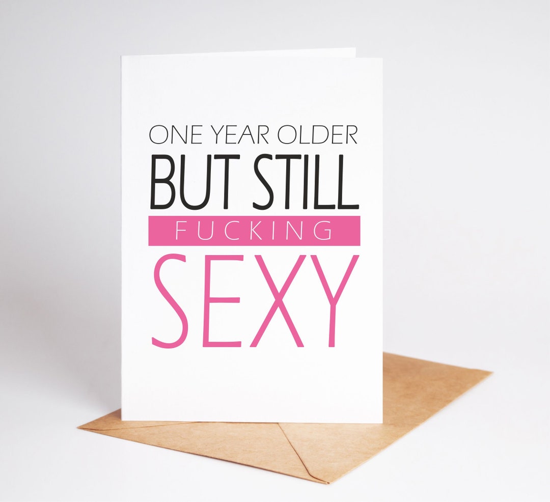 Funny Birthday Card for Women Lady Best Friend Sister Rude Card BC646 ...